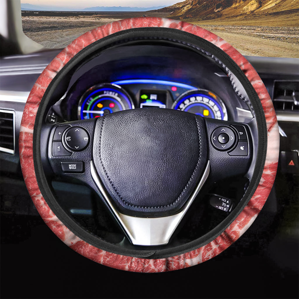 Meat Print Car Steering Wheel Cover