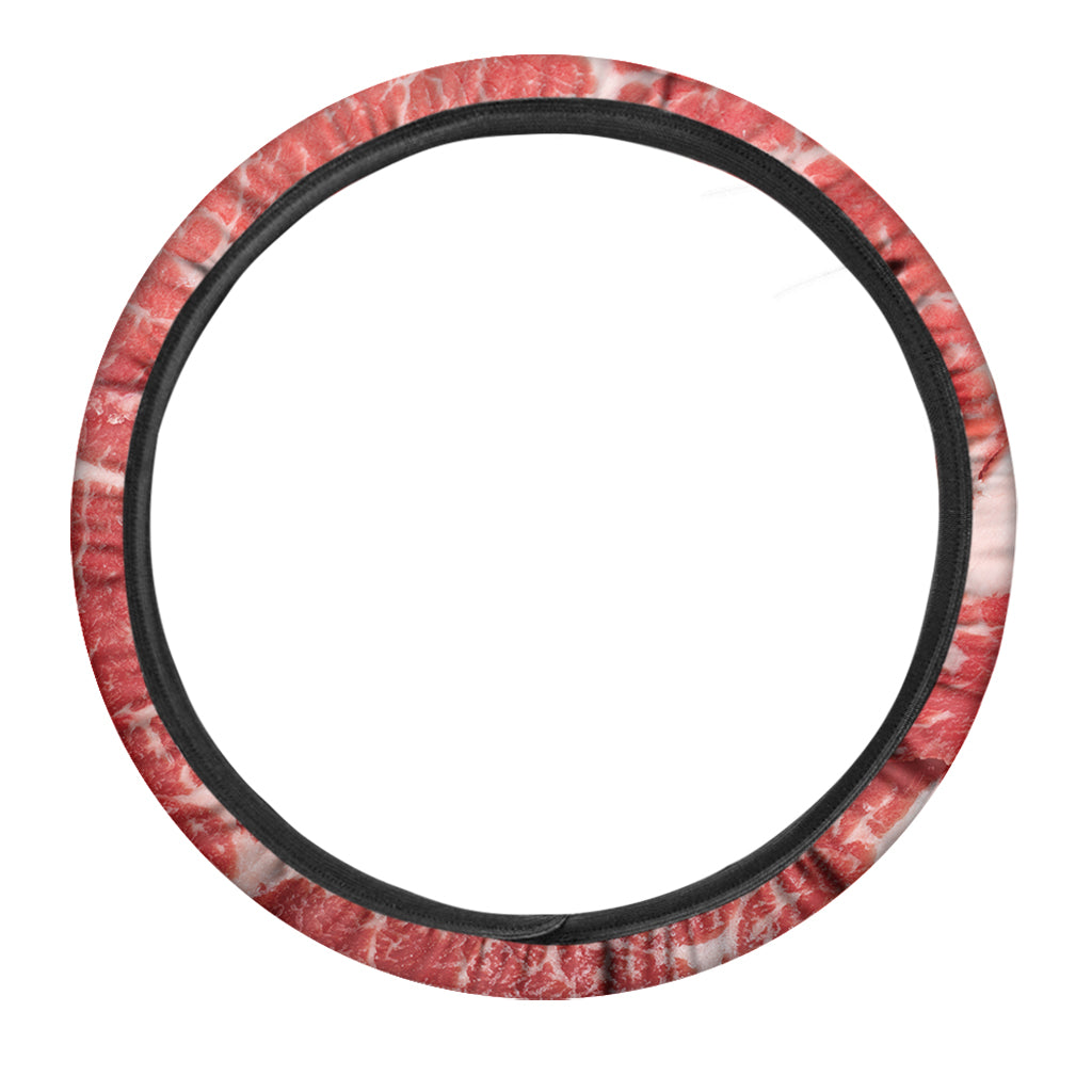 Meat Print Car Steering Wheel Cover