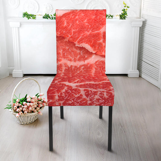 Meat Print Dining Chair Slipcover