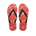 Meat Print Flip Flops