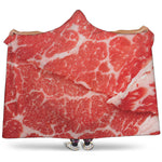 Meat Print Hooded Blanket