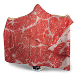 Meat Print Hooded Blanket