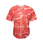 Meat Print Men's Baseball Jersey