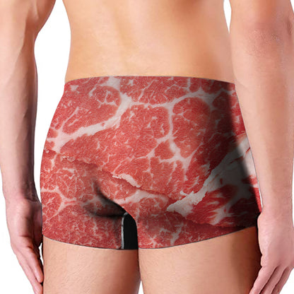 Meat Print Men's Boxer Briefs