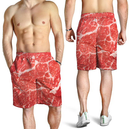 Meat Print Men's Shorts