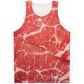 Meat Print Men's Tank Top