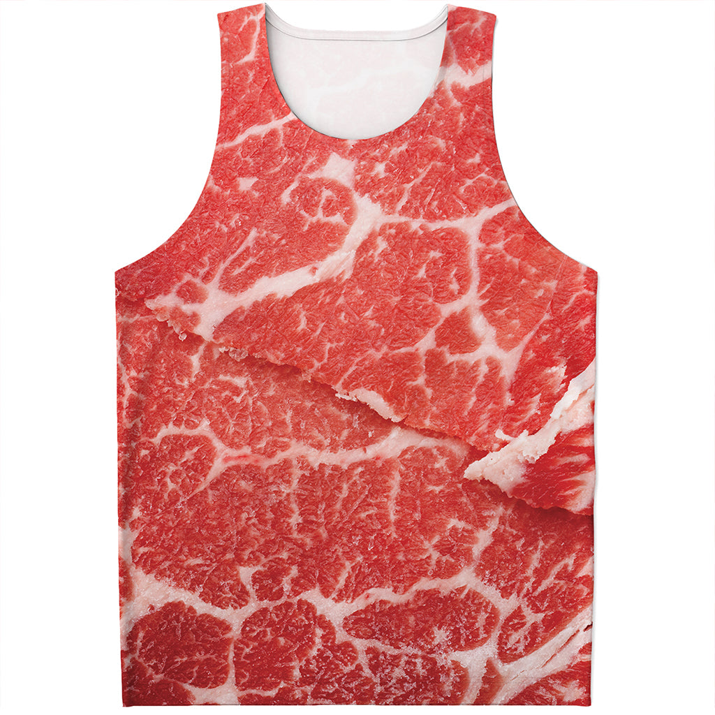 Meat Print Men's Tank Top