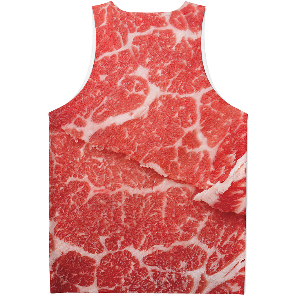 Meat Print Men's Tank Top