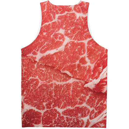Meat Print Men's Tank Top