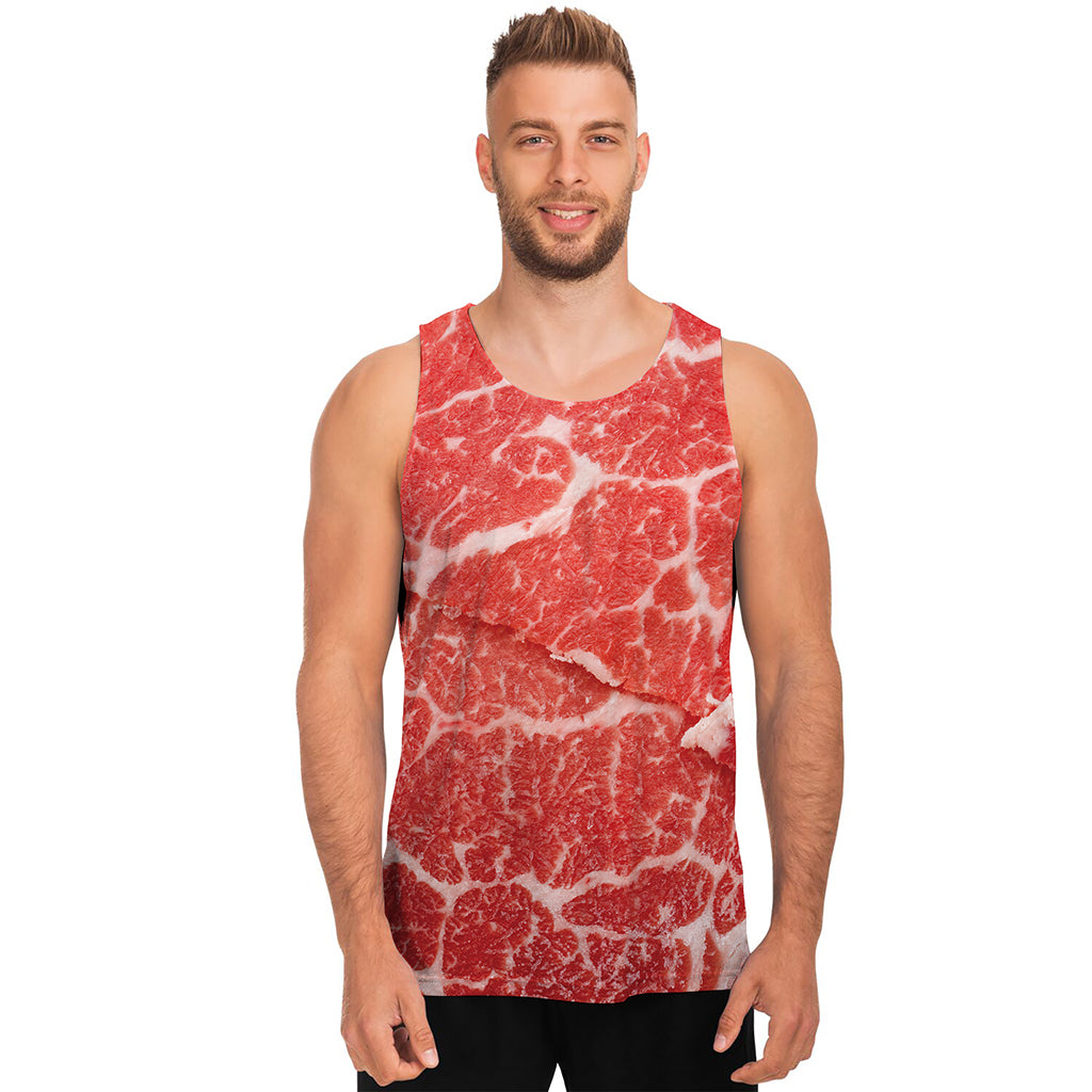 Meat Print Men's Tank Top