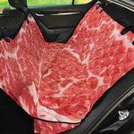 Meat Print Pet Car Back Seat Cover