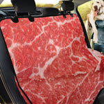 Meat Print Pet Car Back Seat Cover