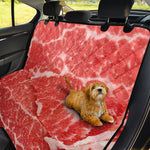 Meat Print Pet Car Back Seat Cover