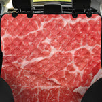 Meat Print Pet Car Back Seat Cover