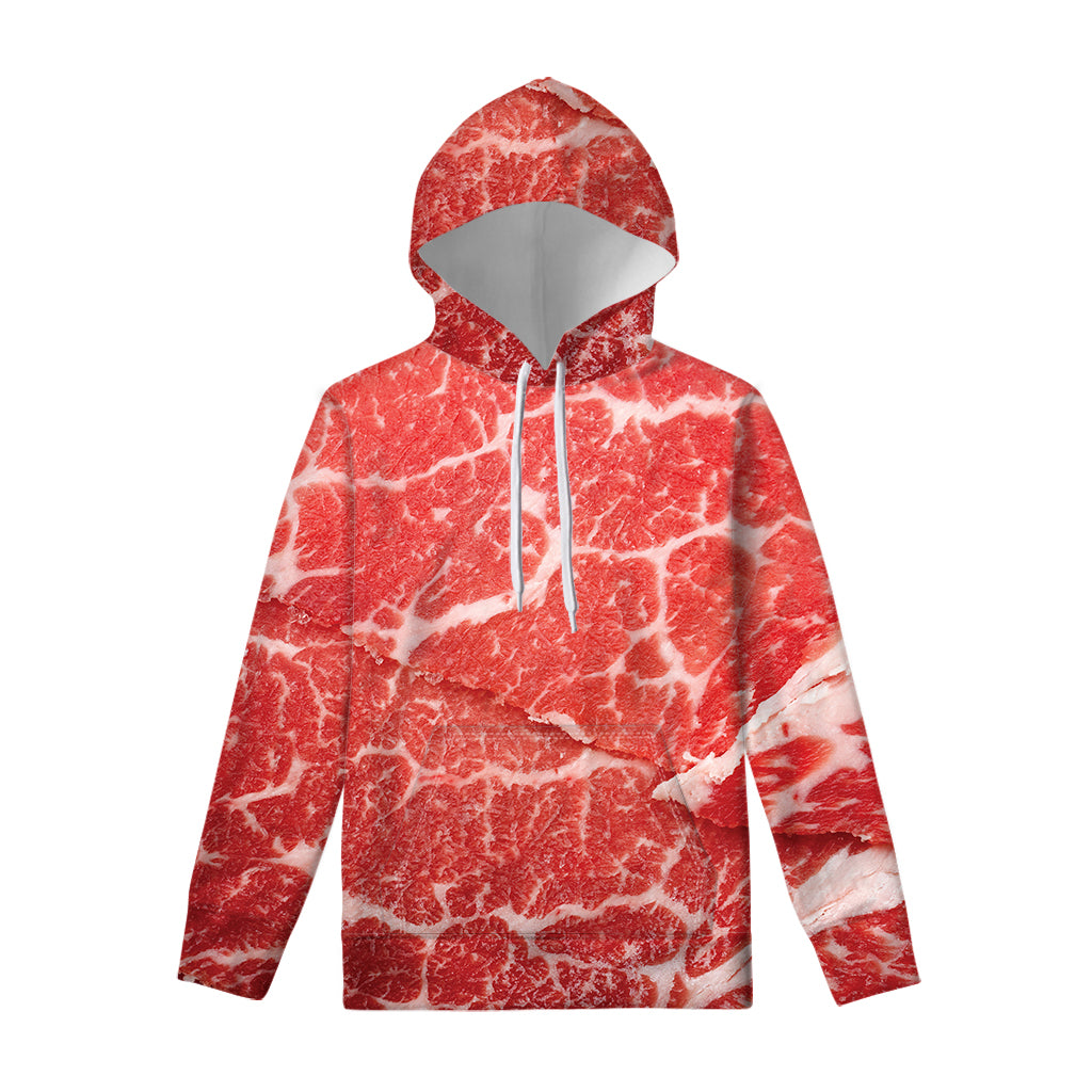 Meat Print Pullover Hoodie
