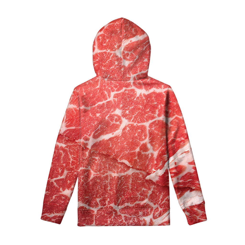Meat Print Pullover Hoodie