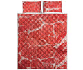 Meat Print Quilt Bed Set