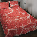 Meat Print Quilt Bed Set