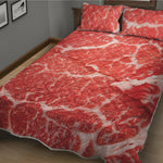 Meat Print Quilt Bed Set