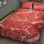 Meat Print Quilt Bed Set
