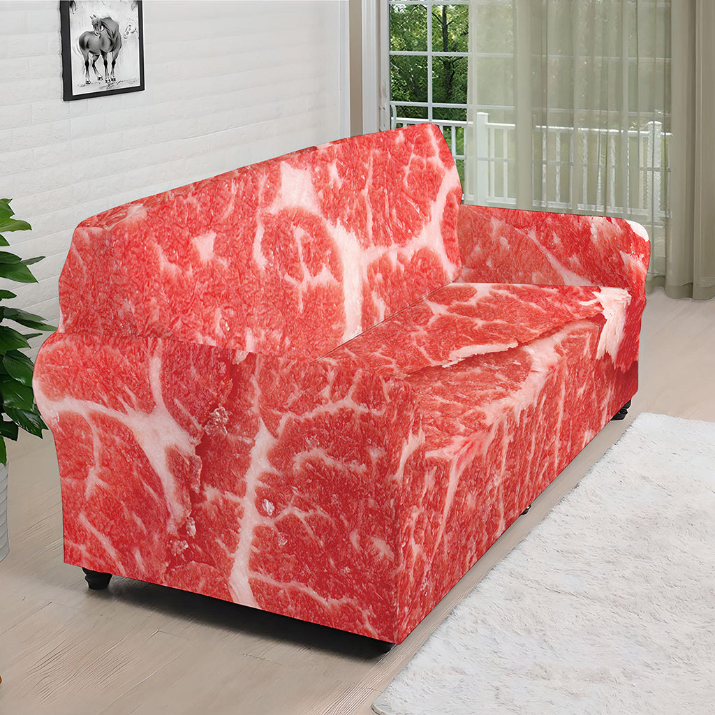 Meat Print Sofa Cover