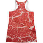 Meat Print Women's Racerback Tank Top