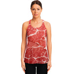 Meat Print Women's Racerback Tank Top
