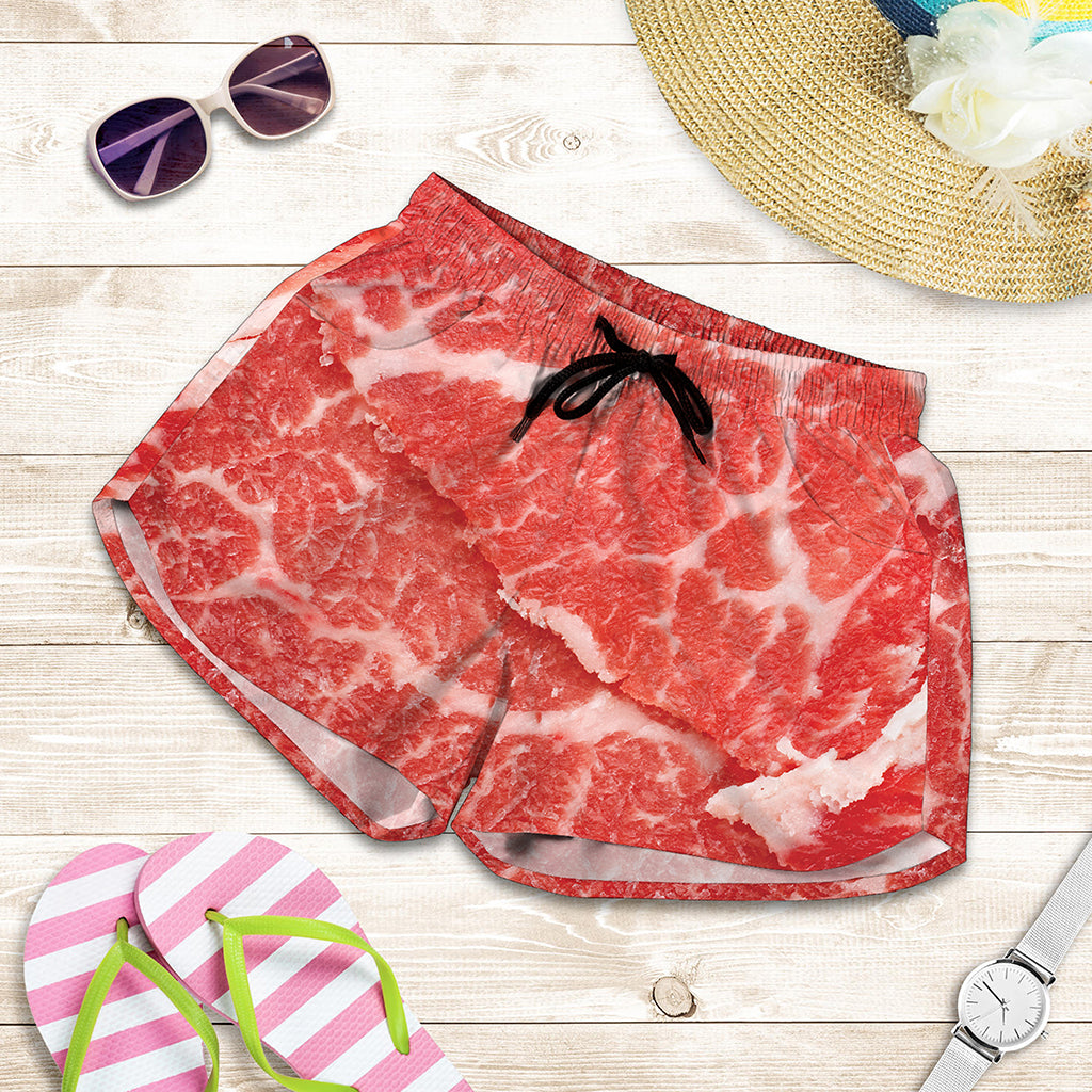 Meat Print Women's Shorts