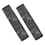 Mechanic Nuts and Bolts Pattern Print Car Seat Belt Covers