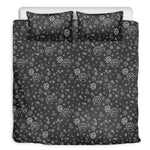 Mechanic Nuts and Bolts Pattern Print Duvet Cover Bedding Set