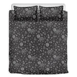 Mechanic Nuts and Bolts Pattern Print Duvet Cover Bedding Set