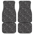 Mechanic Nuts and Bolts Pattern Print Front and Back Car Floor Mats