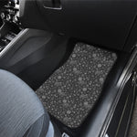 Mechanic Nuts and Bolts Pattern Print Front and Back Car Floor Mats