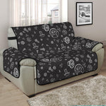 Mechanic Nuts and Bolts Pattern Print Half Sofa Protector