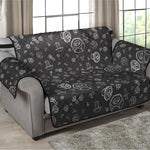 Mechanic Nuts and Bolts Pattern Print Loveseat Protector