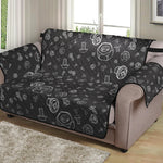 Mechanic Nuts and Bolts Pattern Print Loveseat Protector