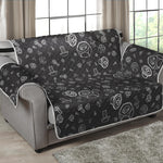 Mechanic Nuts and Bolts Pattern Print Loveseat Protector