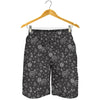 Mechanic Nuts and Bolts Pattern Print Men's Shorts