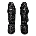 Mechanic Nuts and Bolts Pattern Print Muay Thai Shin Guards