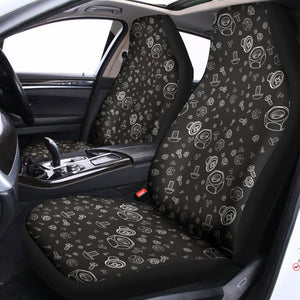 Mechanic Nuts and Bolts Pattern Print Universal Fit Car Seat Covers