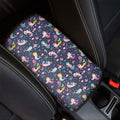 Mermaid Cartoon Pattern Print Car Center Console Cover