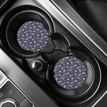 Mermaid Cartoon Pattern Print Car Coasters