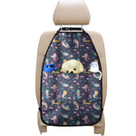 Mermaid Cartoon Pattern Print Car Seat Organizers