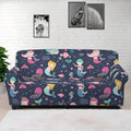Mermaid Cartoon Pattern Print Sofa Cover