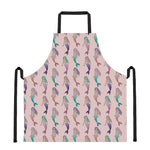 Mermaid Girls Pattern Print Apron
