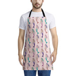 Mermaid Girls Pattern Print Apron