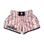 Mermaid Girls Pattern Print Muay Thai Boxing Shorts