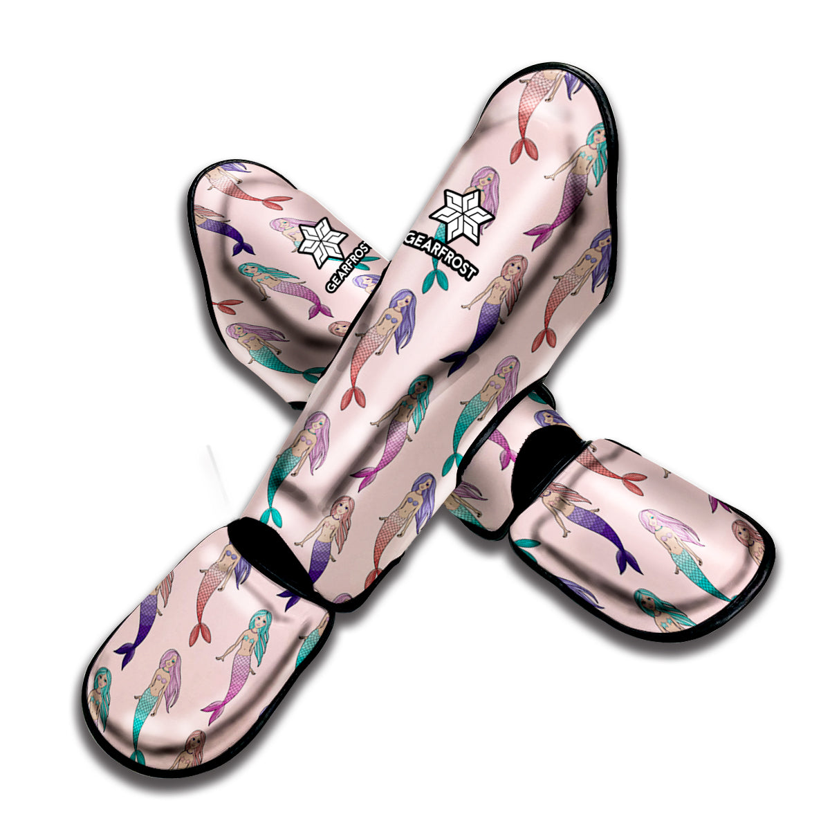 Mermaid Girls Pattern Print Muay Thai Shin Guard