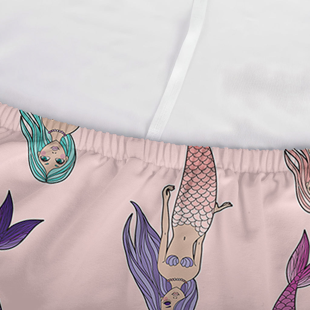 Mermaid Girls Pattern Print Sofa Cover