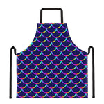 Mermaid Scales Pattern Print Apron